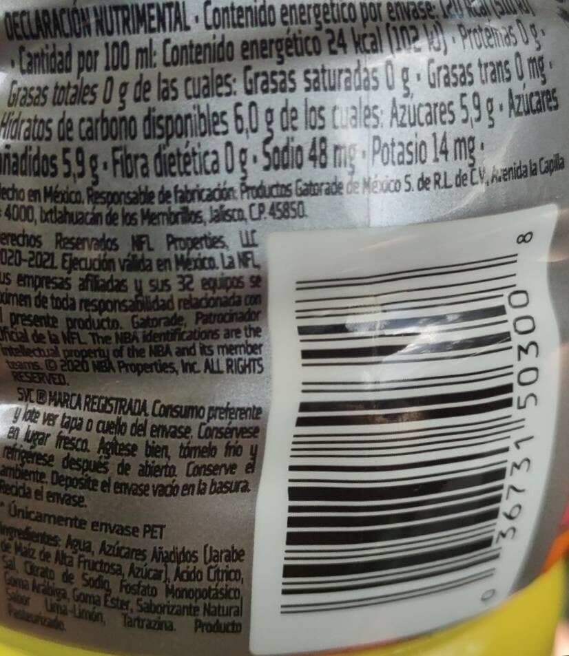 Gatorade Gatorade packshot