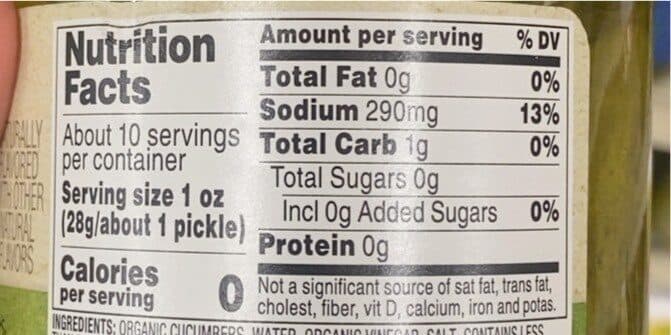 Full Circle Organic Baby Dill Pickles packshot