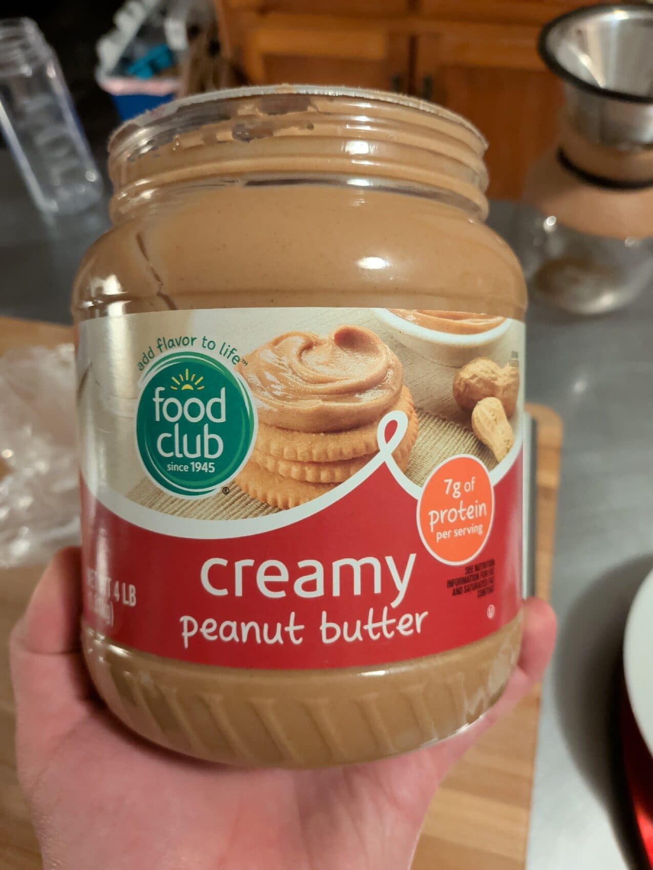 Food Club Creamy Peanut Butter packshot