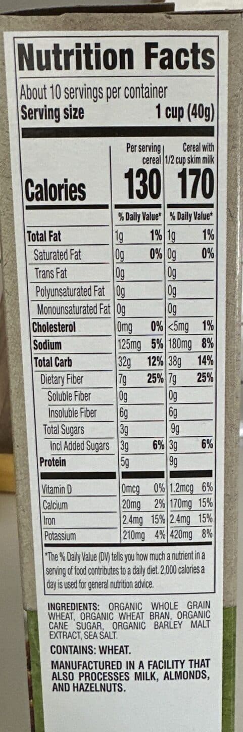 Full Circle Market Organic Bran Flakes Cereal packshot