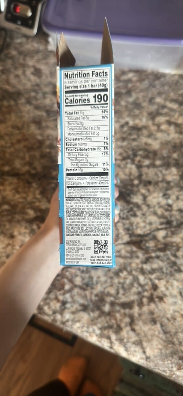 food club protein chewy bars packshot