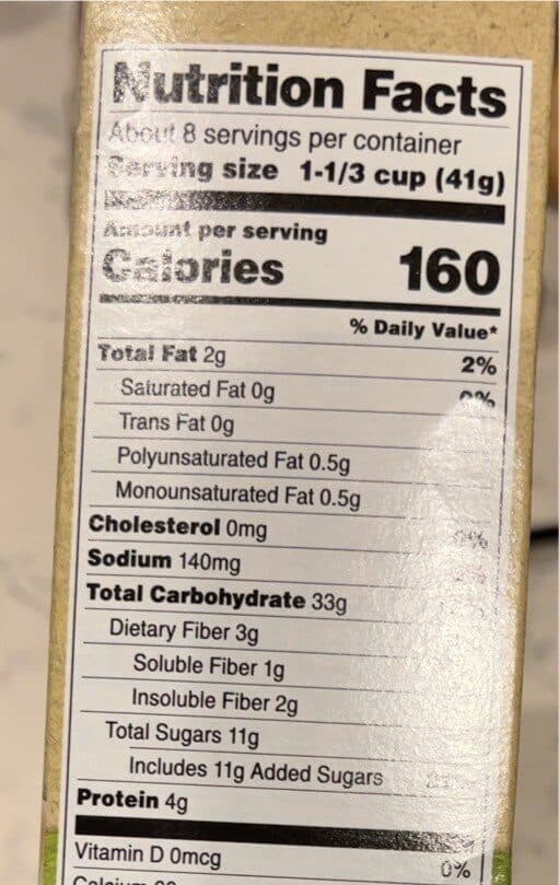 Full Circle Honey Nut Toasted Oats Cereal packshot