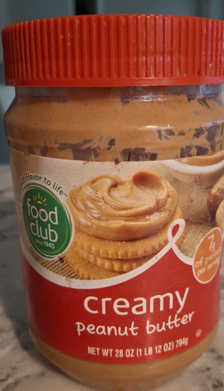 Food Club Creamy Peanut Butter packshot