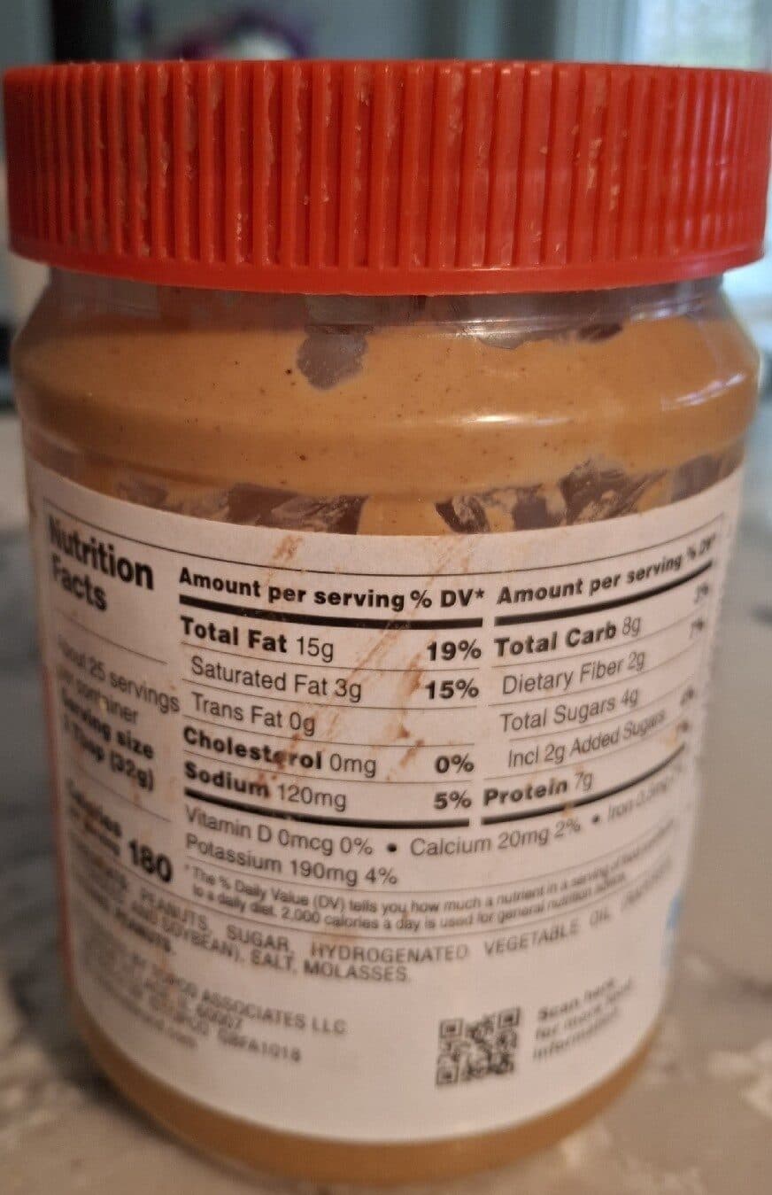 Food Club Creamy Peanut Butter packshot