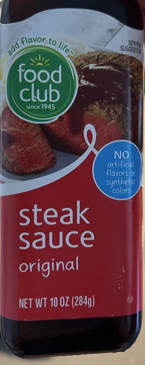 Food Club Steak Sauce packshot