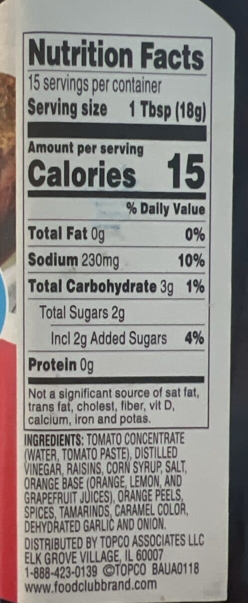 Food Club Steak Sauce packshot