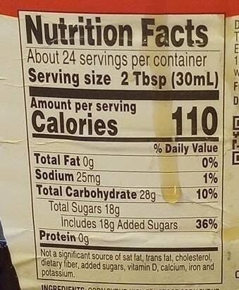 Topco Associates Inc. Syrup packshot