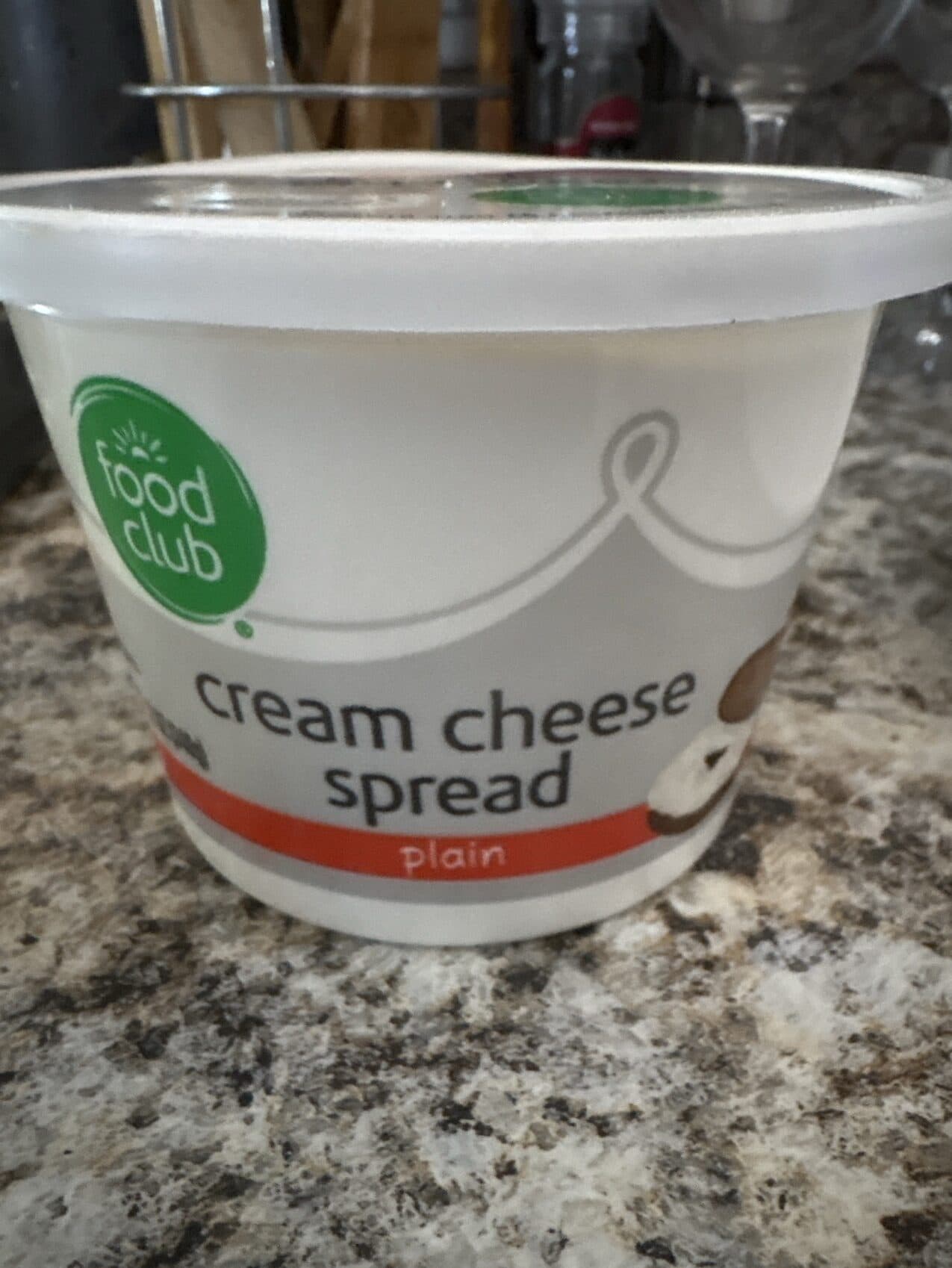food club cream cheese spread plain packshot