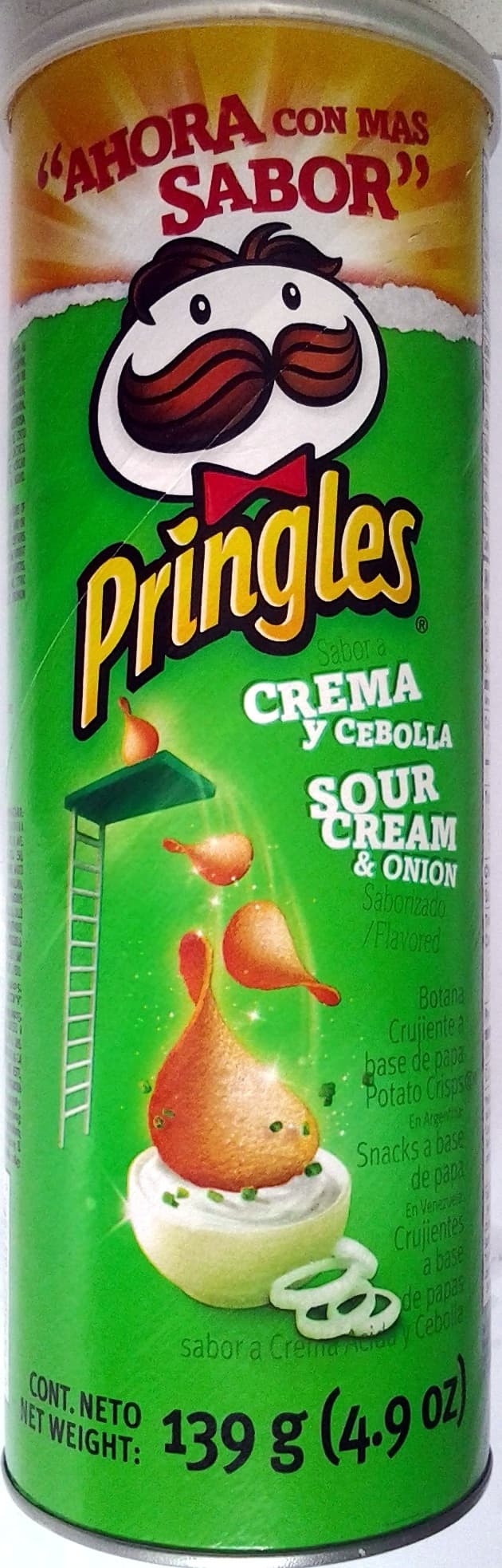 Pringles Aperitivo de patatas "Pringles" Sabor crema y cebolla packshot