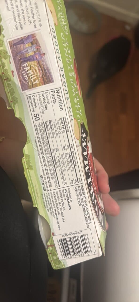 Musselman's Unsweetened Apple Sauce packshot