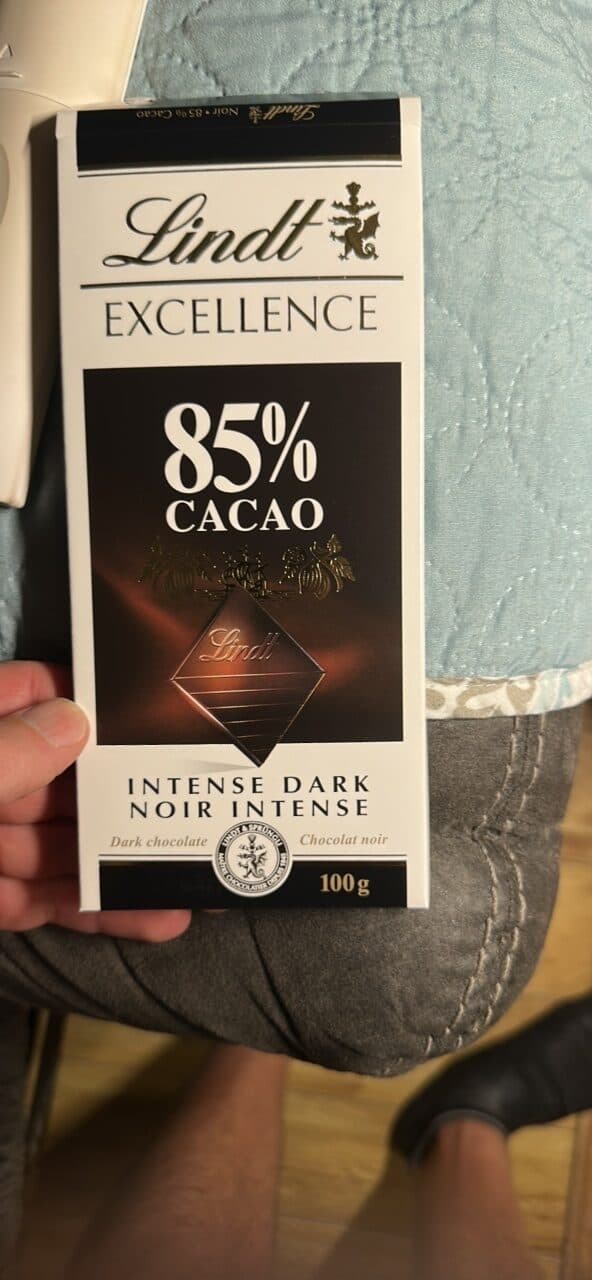 Lindt EXCELLENCE Intense Dark Dark Chocolate packshot
