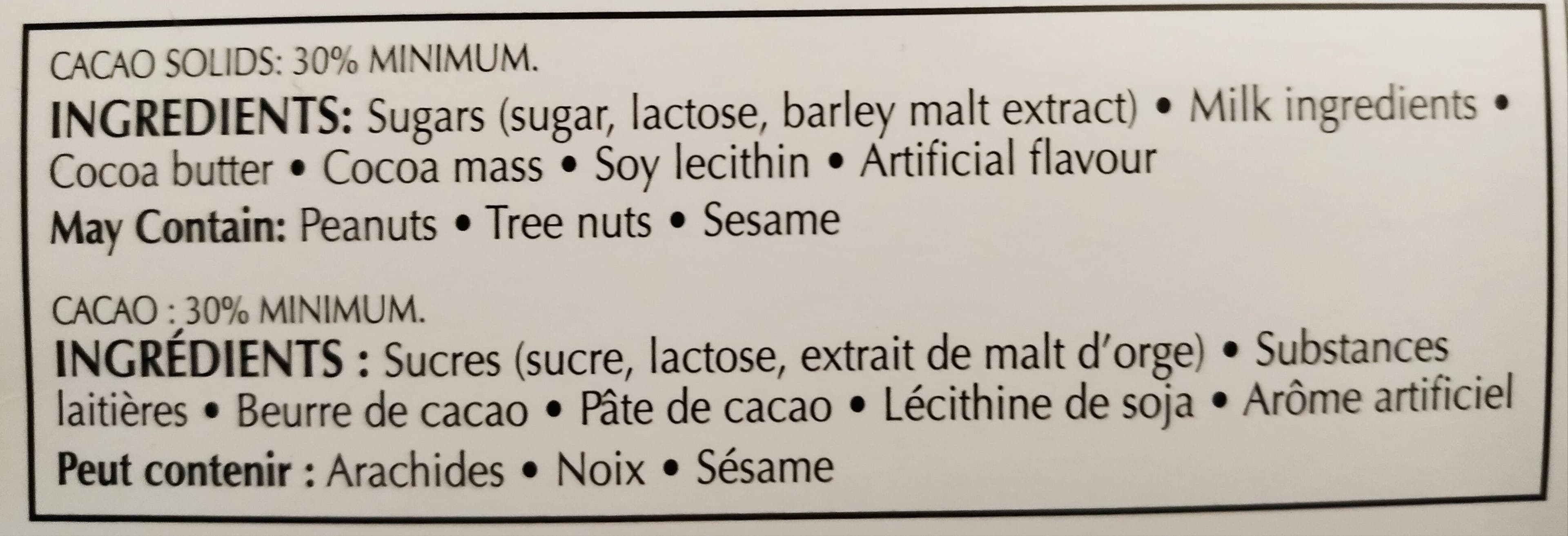 Lindt Barre De Chocolat (extra Crémeux) packshot