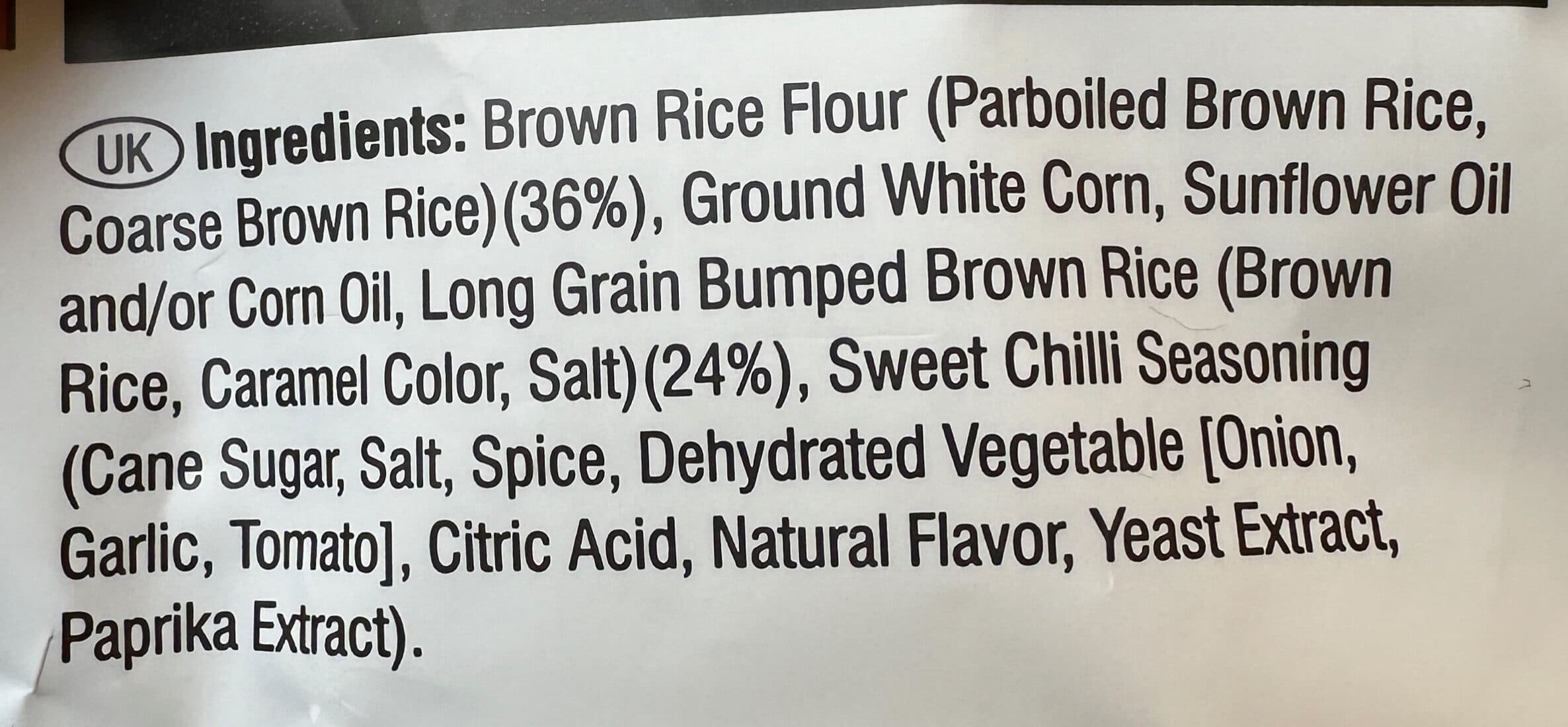 Riceworks Gourmet Rice Snacks - Sweet Chilli Flavour packshot