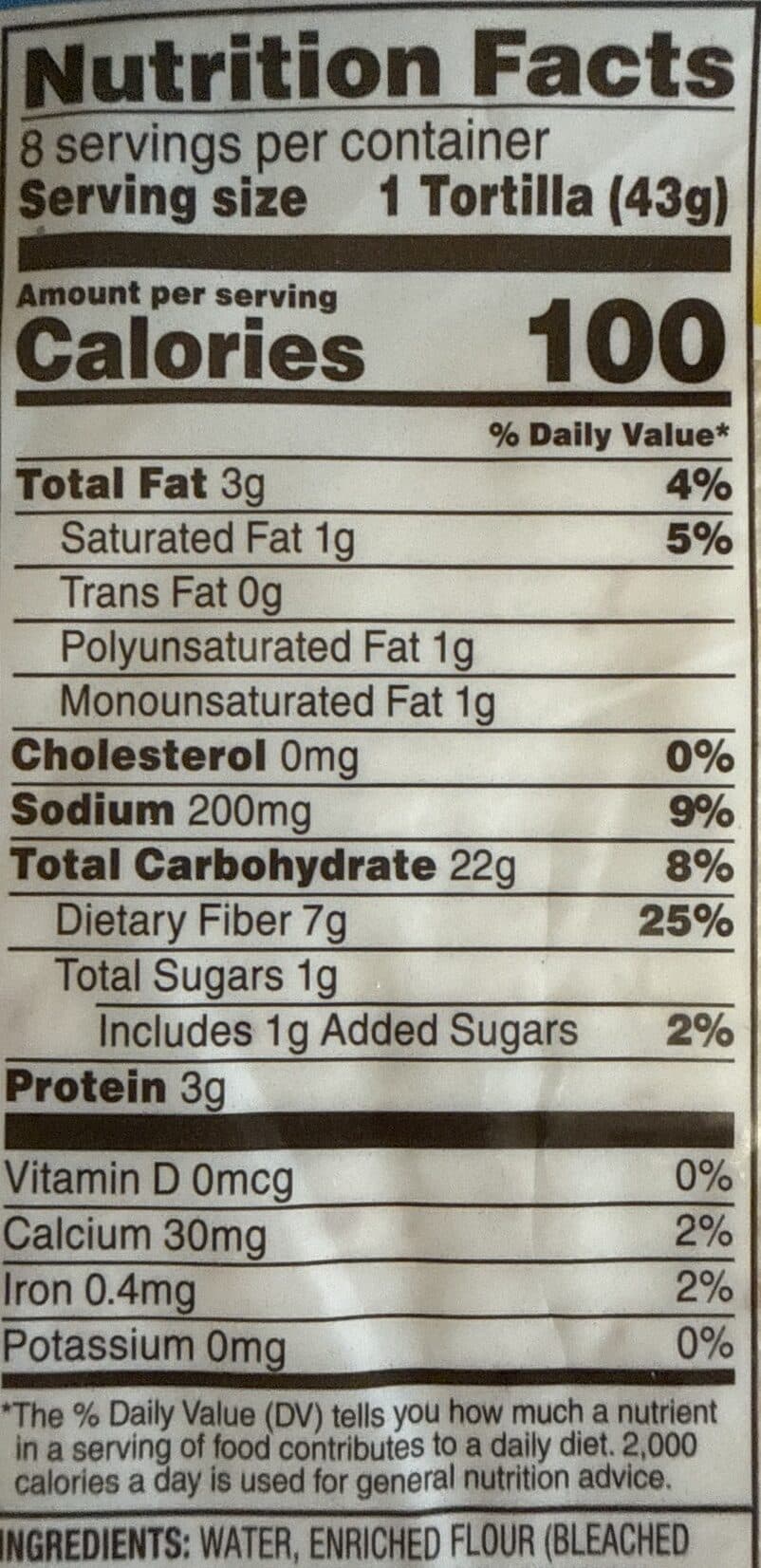 Chi-Chi's Fajita Style Tortillas packshot