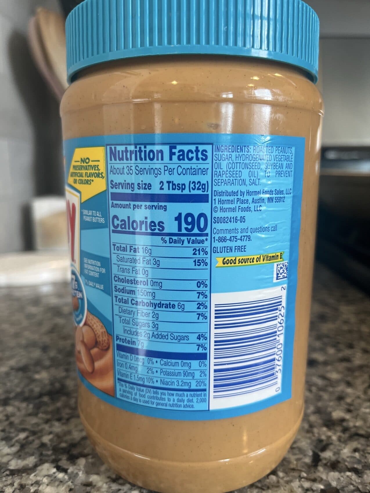 SKIPPY PEANUT BUTTER packshot