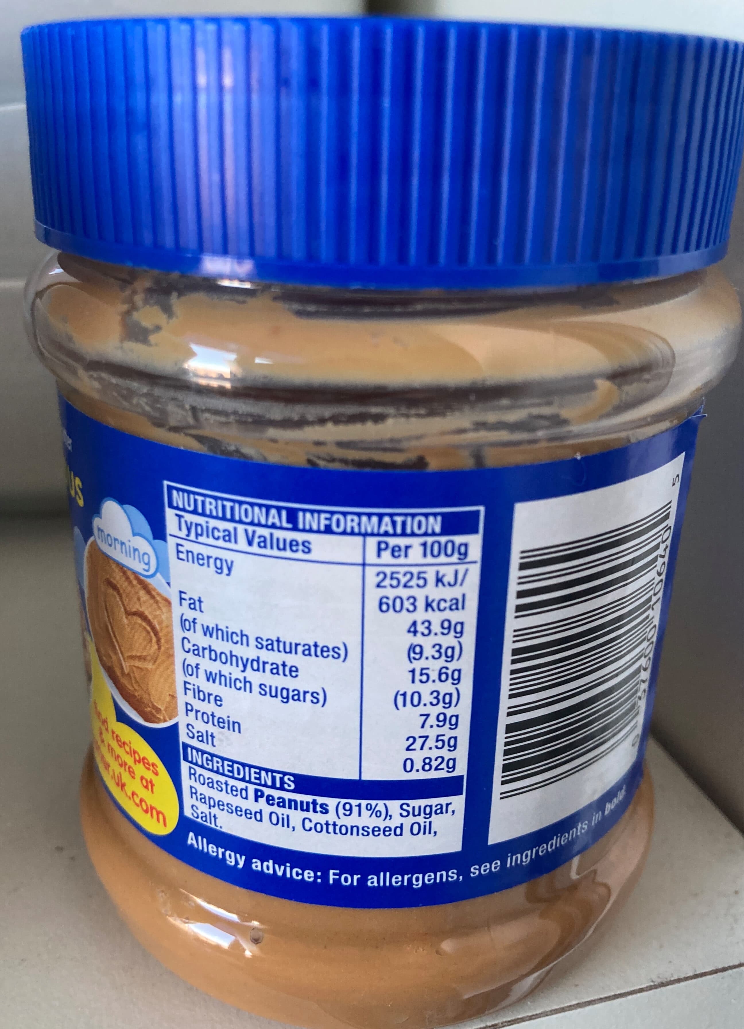 Skippy Skippy Peanut Butter Crunchy packshot
