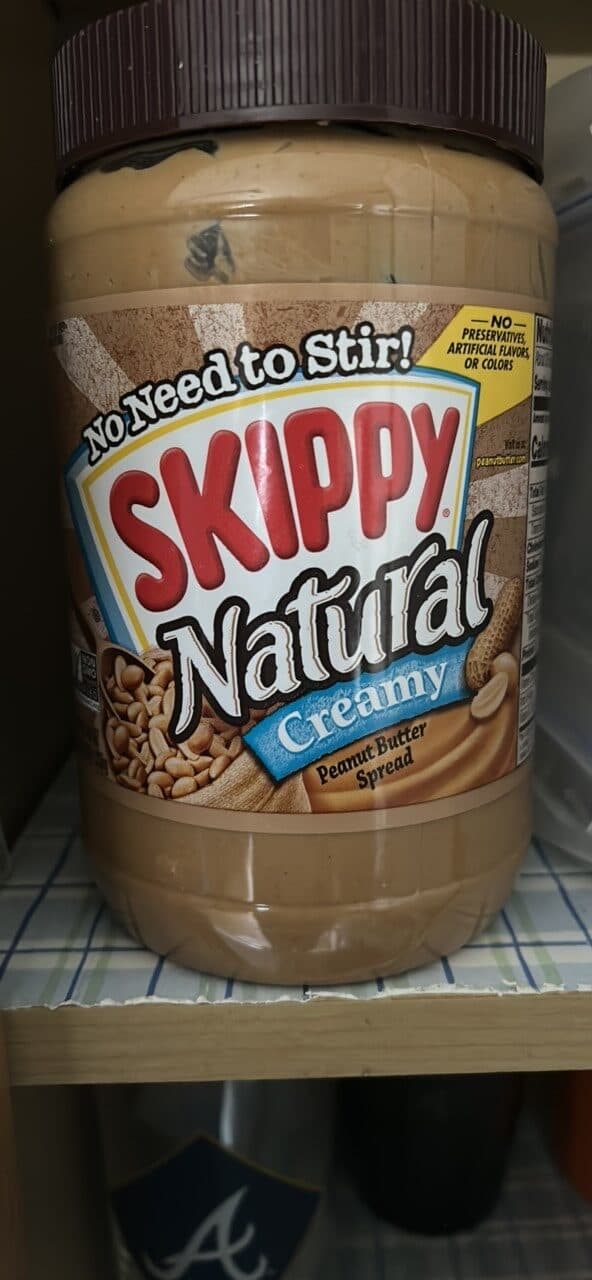 Skippy Natural Creamy Peanut Butter Spread packshot