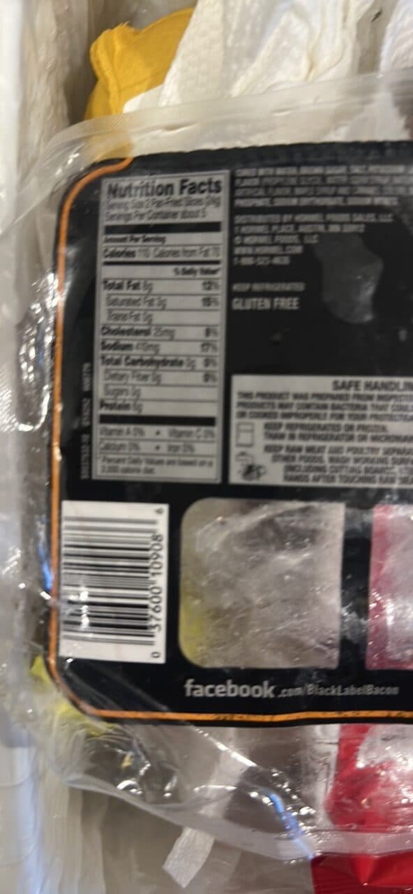 Hormel Black Label Maple Bacon packshot