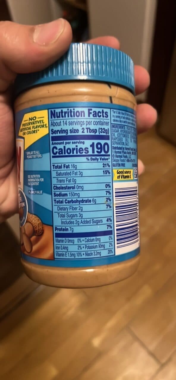 SKIPPY Peanut Butter packshot