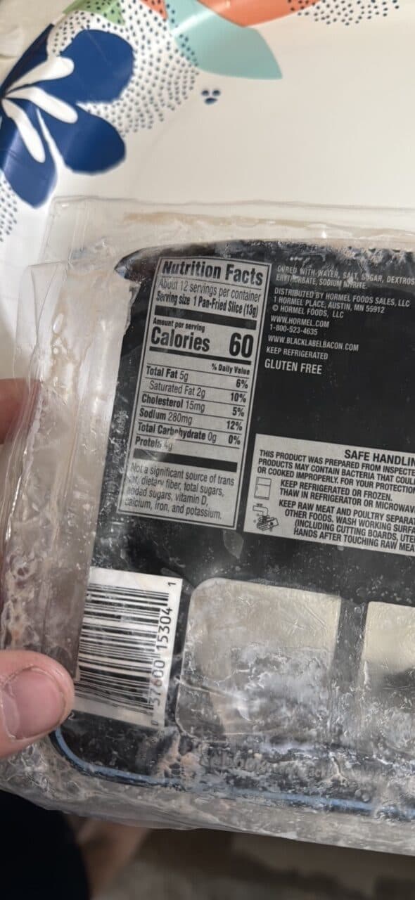 Hormel Black Label THICK CUT BACON packshot