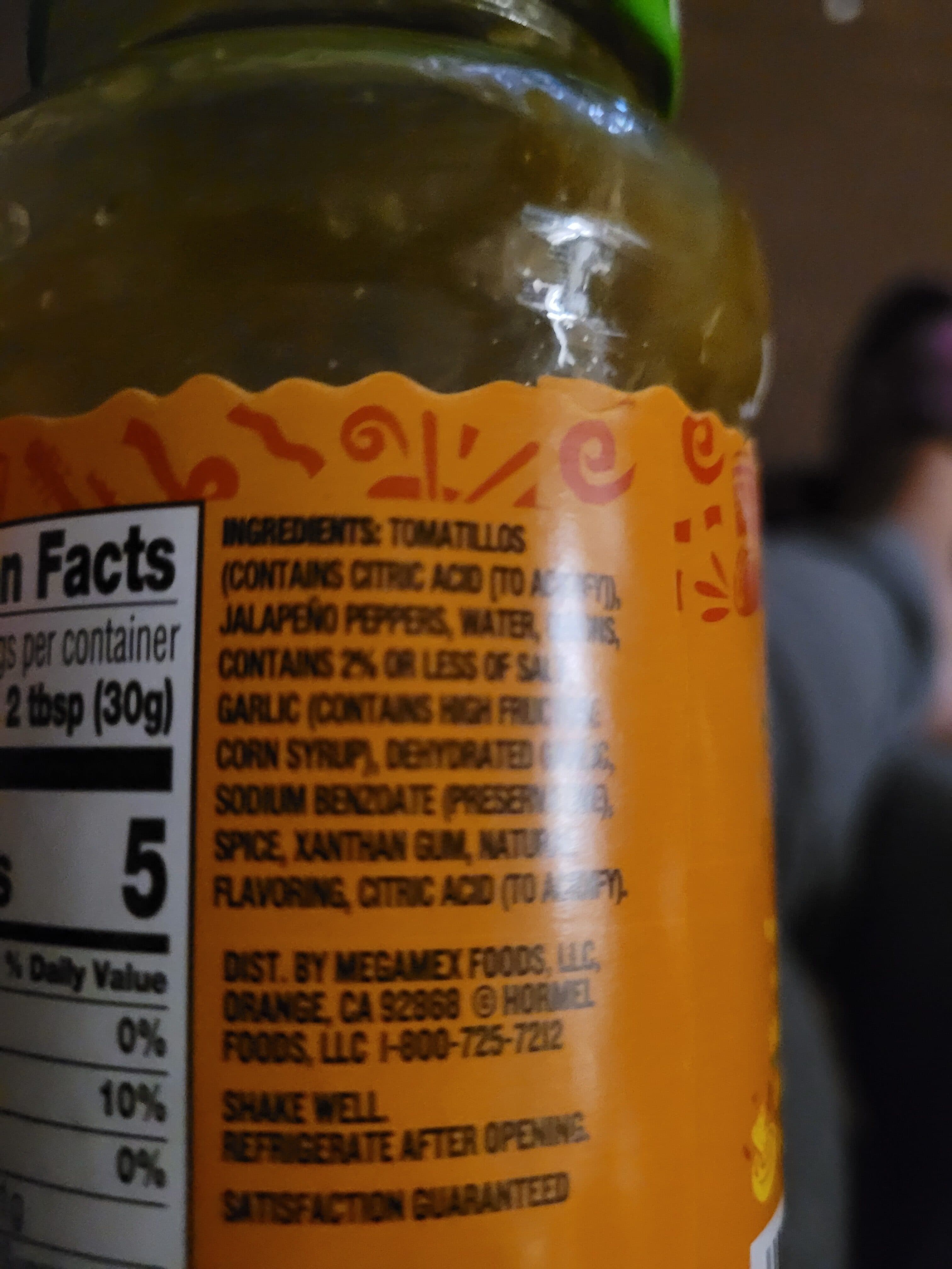 Chi-Chi's Salsa Verde packshot