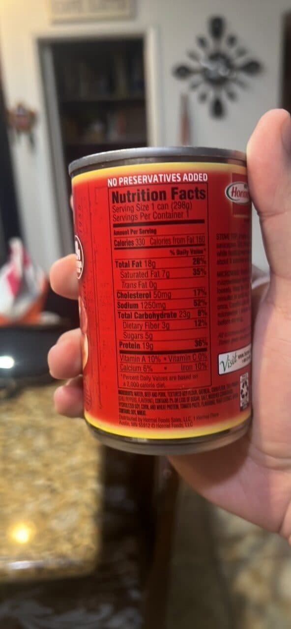 Hormel Hormel Chili No Beans packshot