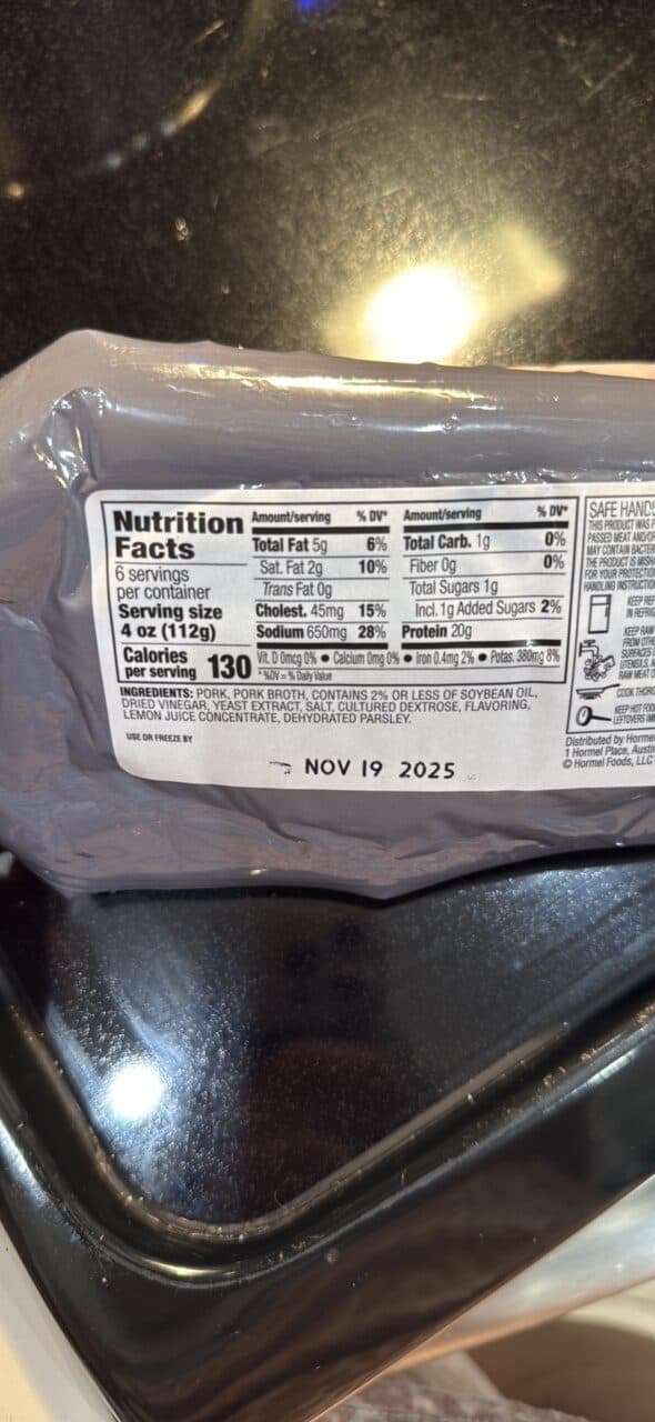 Hormel Lemon Garlic Pork Loin Filet packshot