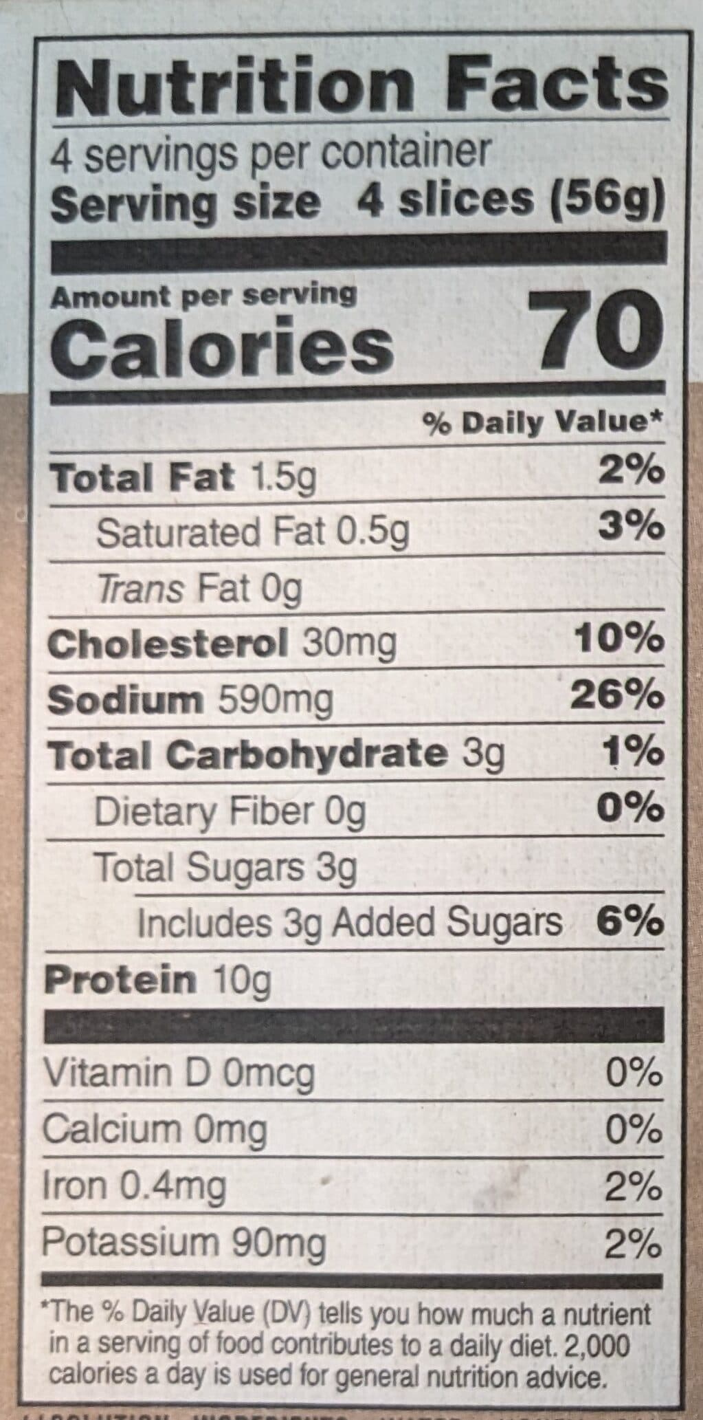 Hormel Natural Choice Honey deli Ham packshot