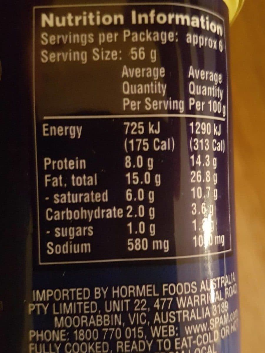 Hormel Foods Spam Classic 340G packshot
