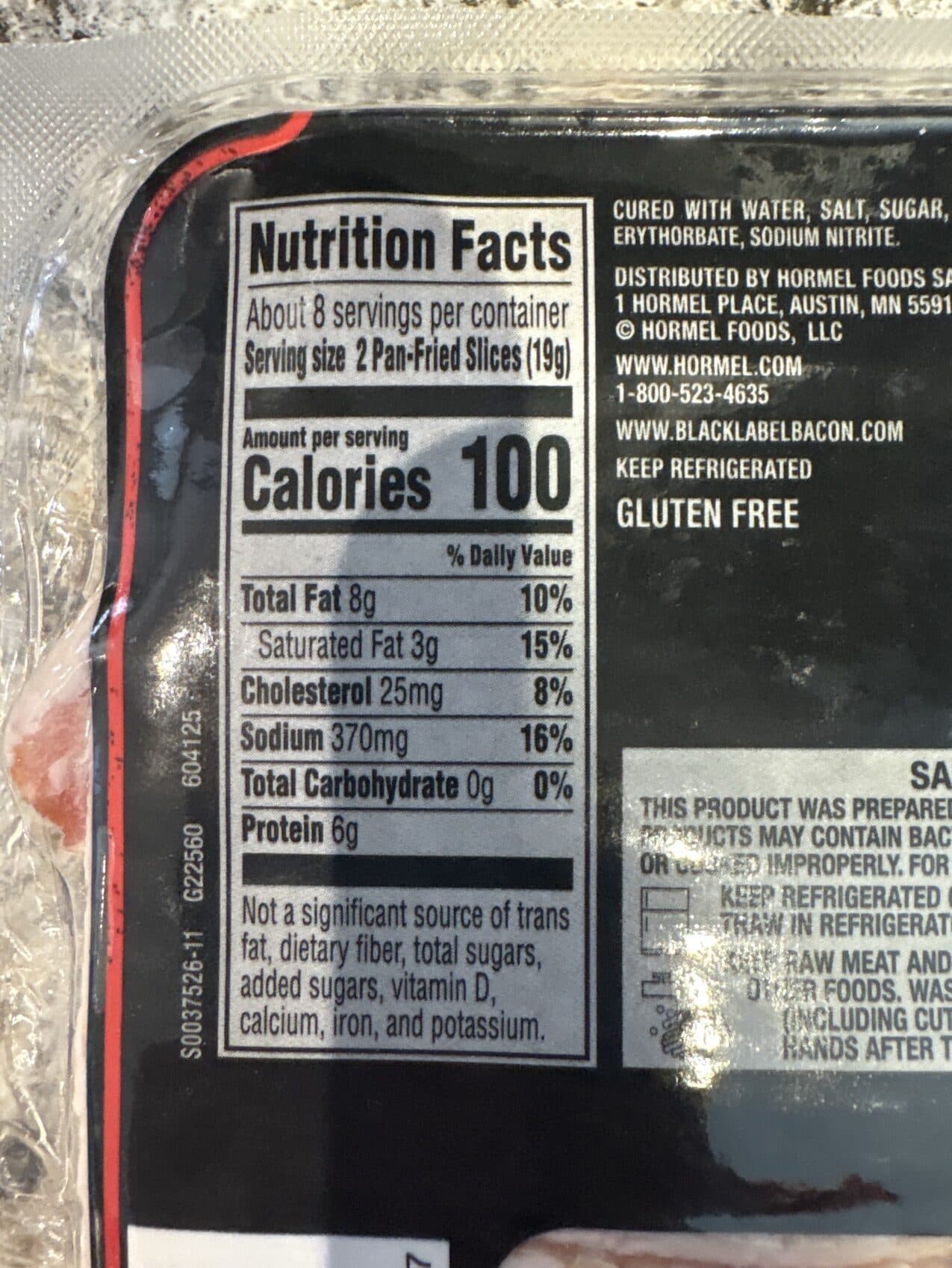 Hormel Black Label Original Bacon packshot