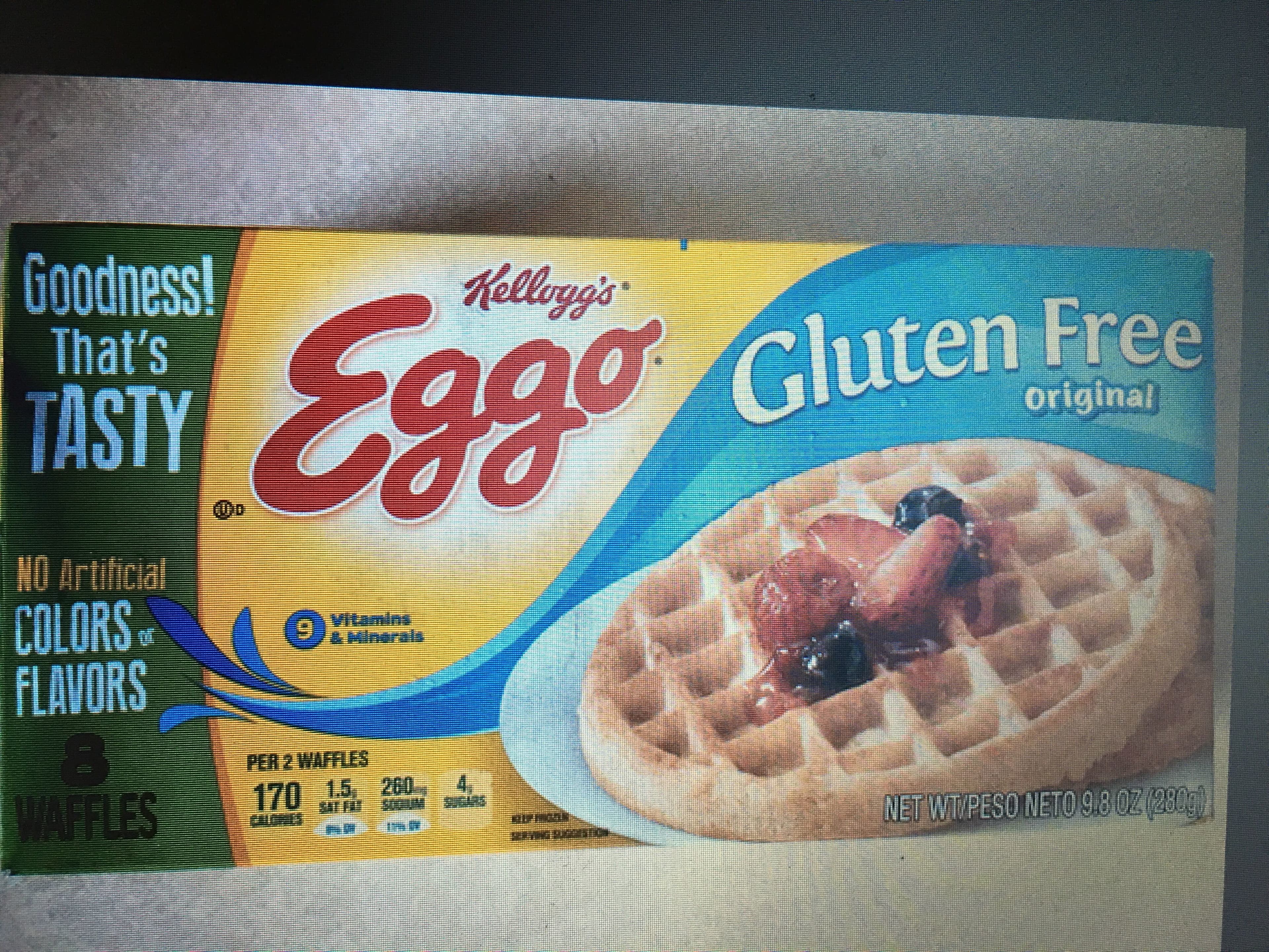 Open Food Facts Gluten free waffles, original packshot