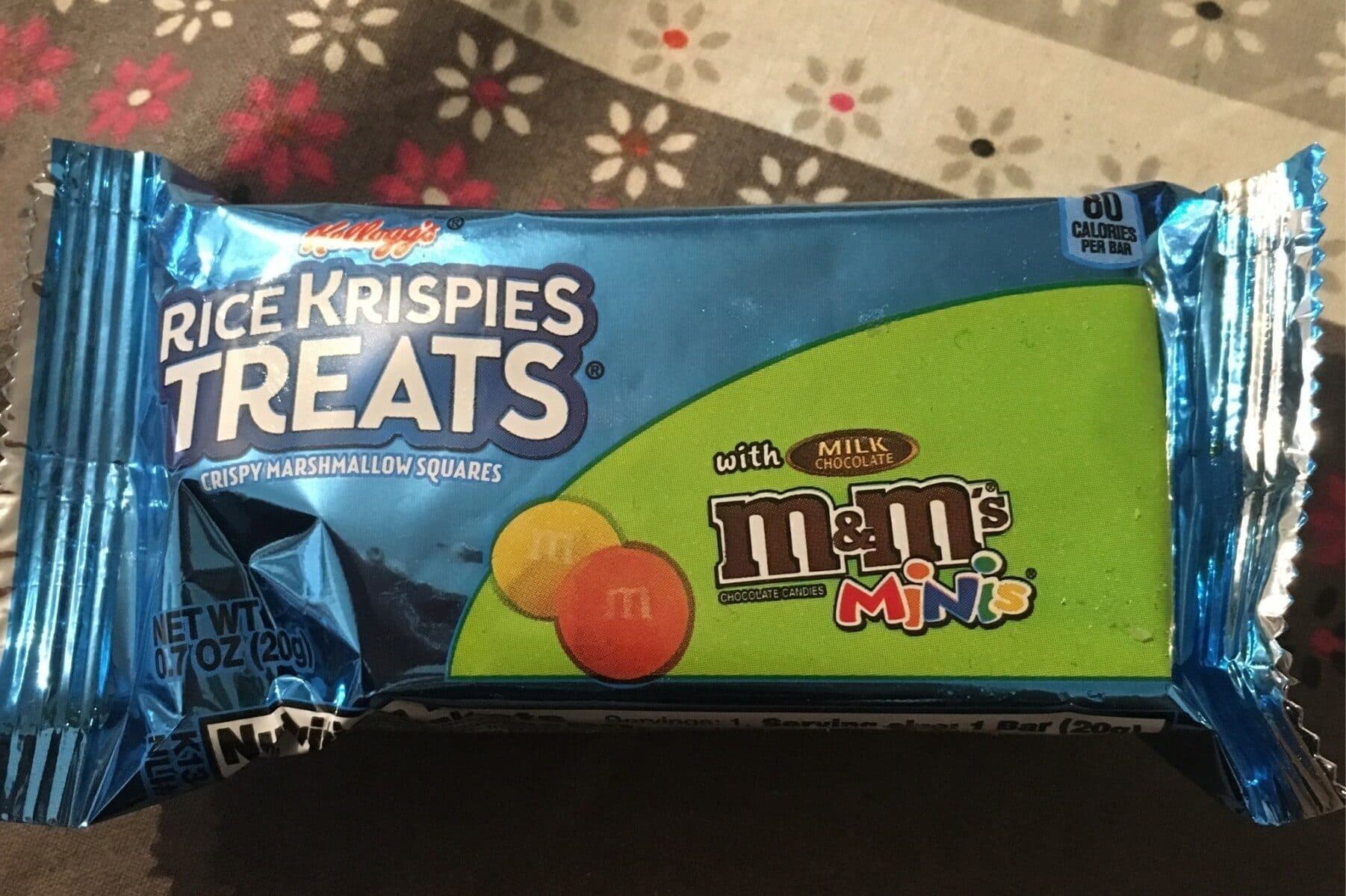 Kellogg's Rice Krispies m&m's packshot