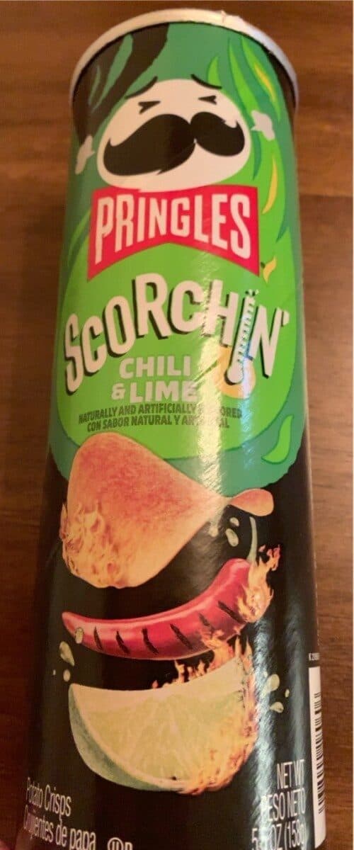 Pringles Pringles scorchin chili lime large imp packshot