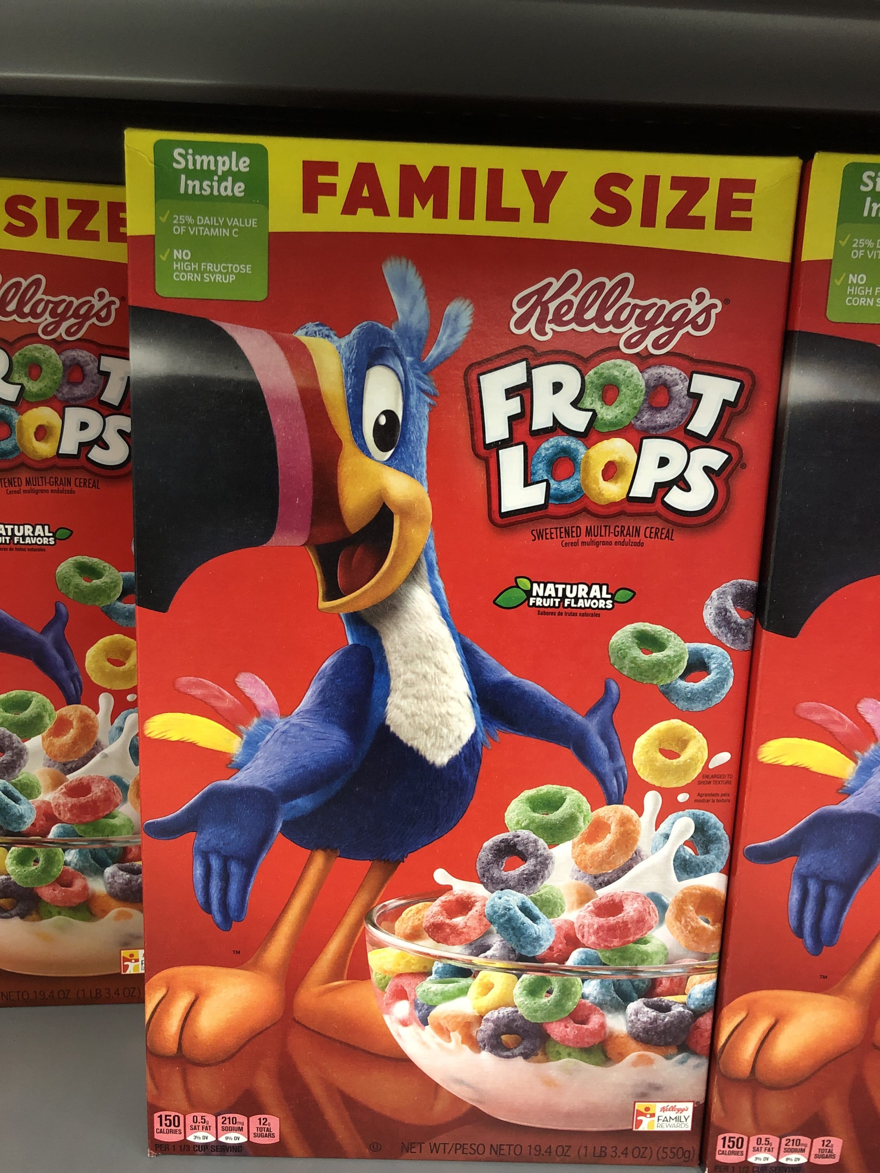 Kellogg's Sweetened multi-grain cereal packshot