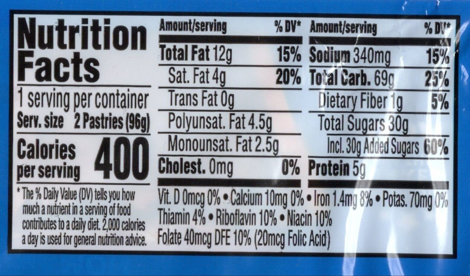 Pop-Tarts Frosted Brown Sugar Cinnamon packshot