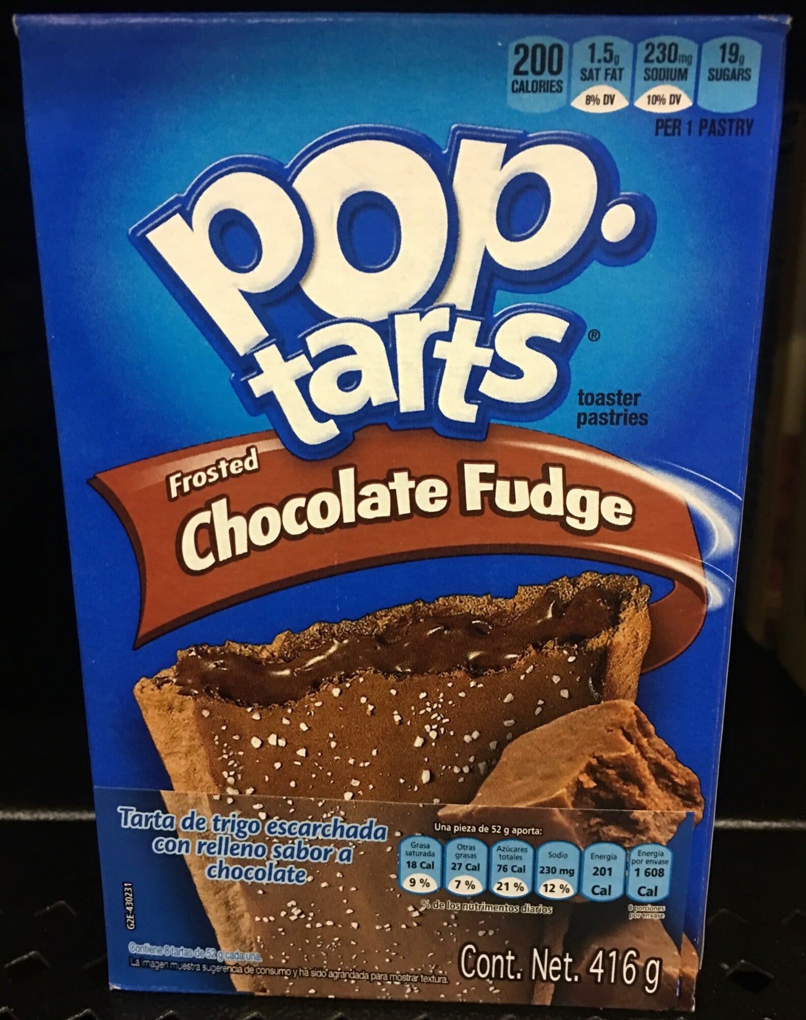 Pop-Tarts Frosted Chocolate Fudge packshot