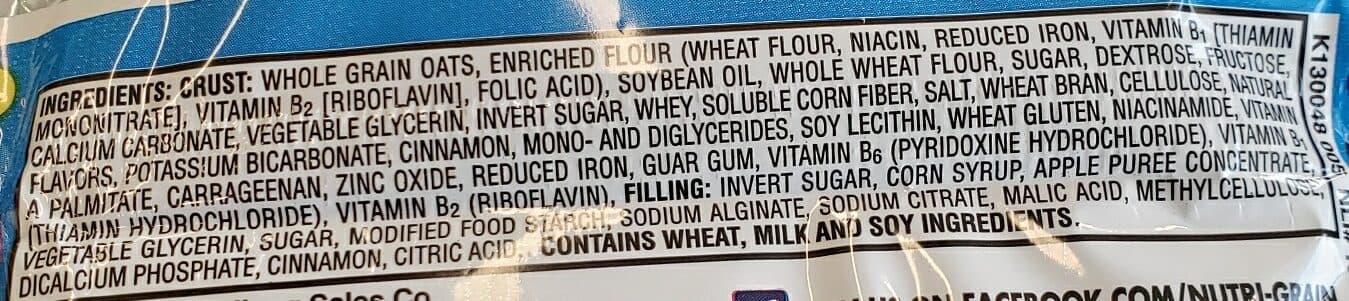 Nutri Grain Nutri Grain Apple Cinnamon packshot