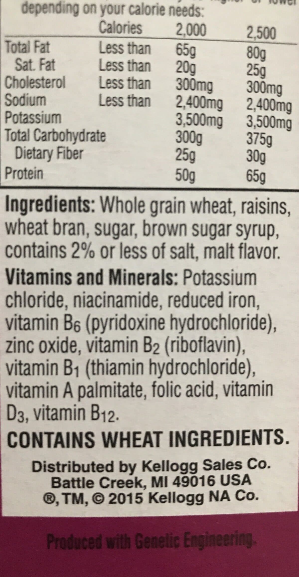 Kellogg's Toasted bran flakes cereal packshot