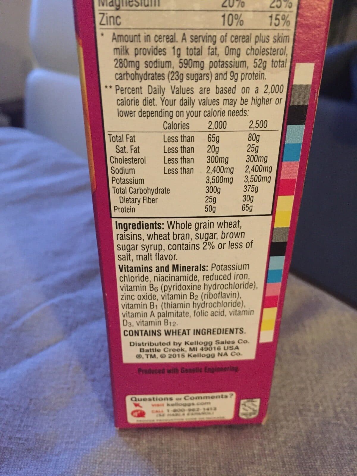 Kellogg's Cereal packshot