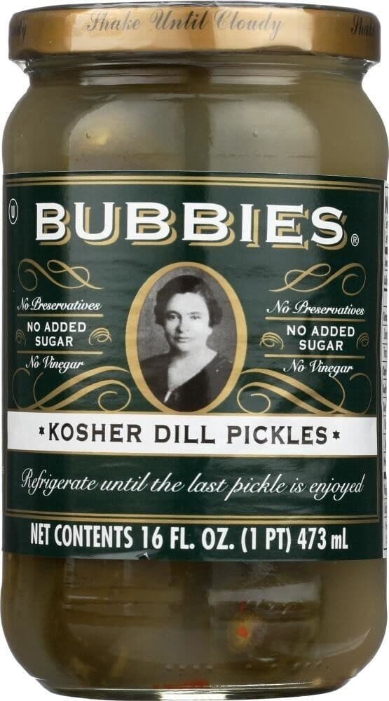 BUBBIES BABY KOSHER DILL PICKLES packshot