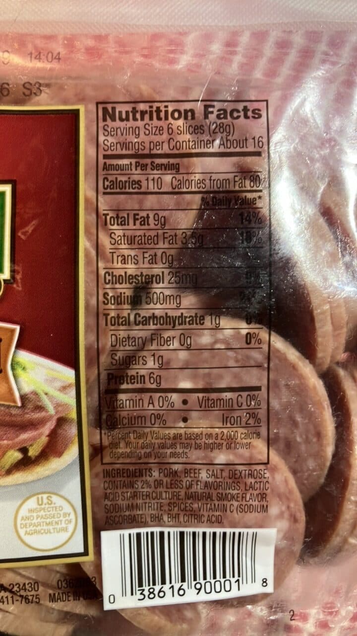 Margherita HARD SALAMI packshot