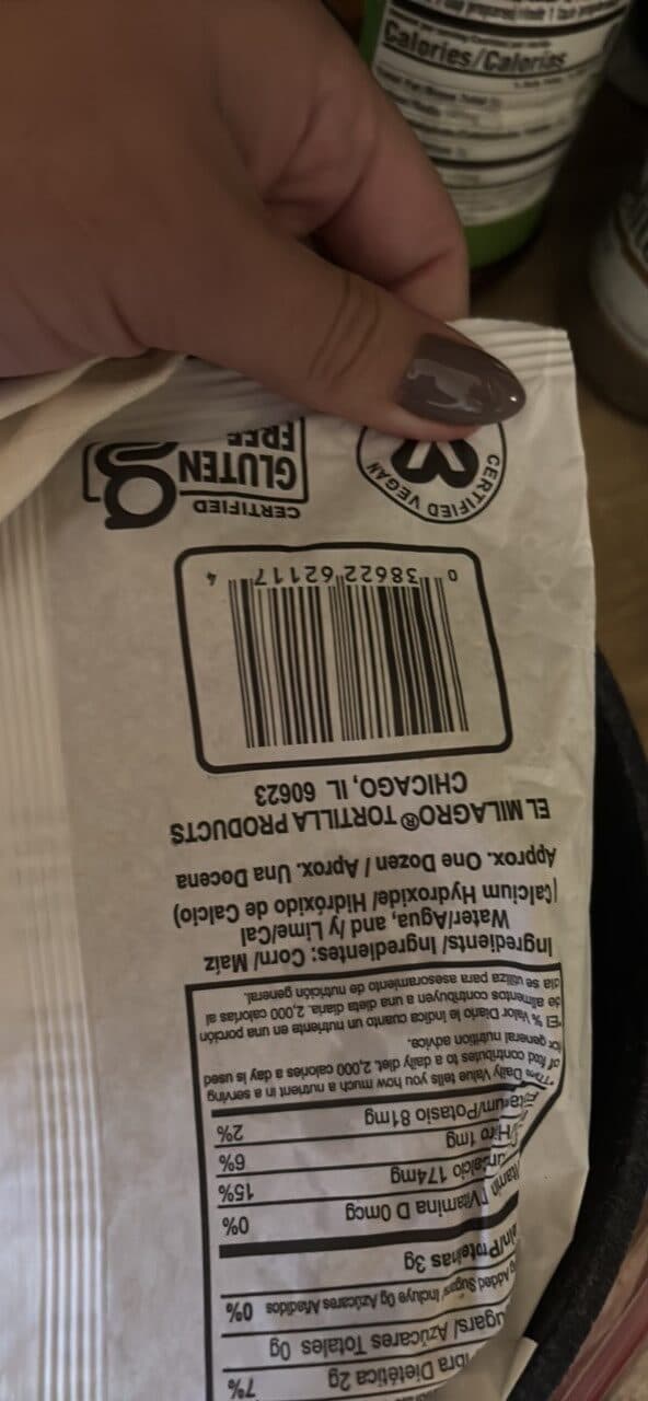 El Milagro Corn/Maiz Tortillas packshot