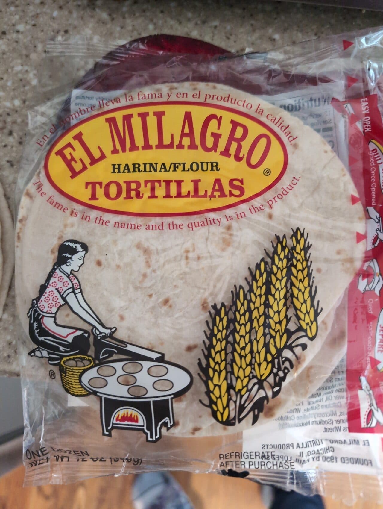 El Milagro Flour Tortillas packshot