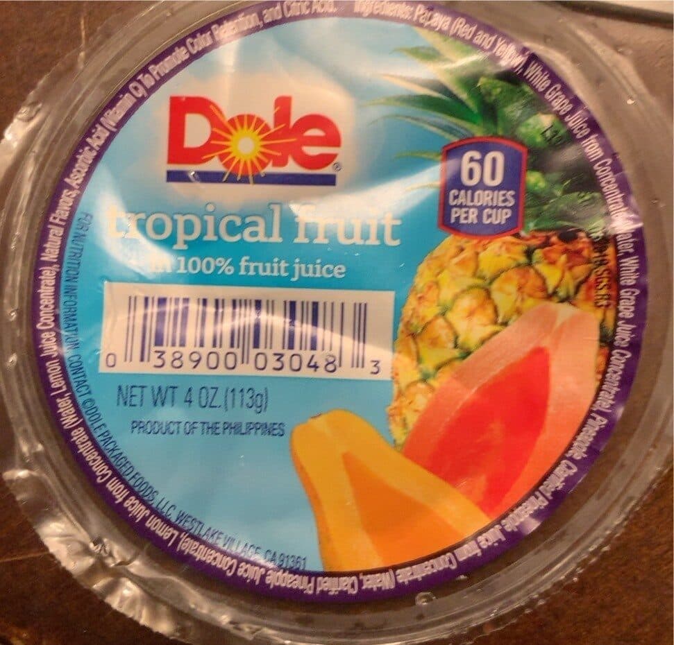 Dole Tropical Fruit packshot