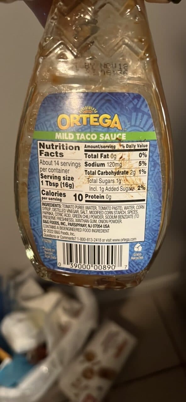 ORTEGA Mild Taco Sauce packshot