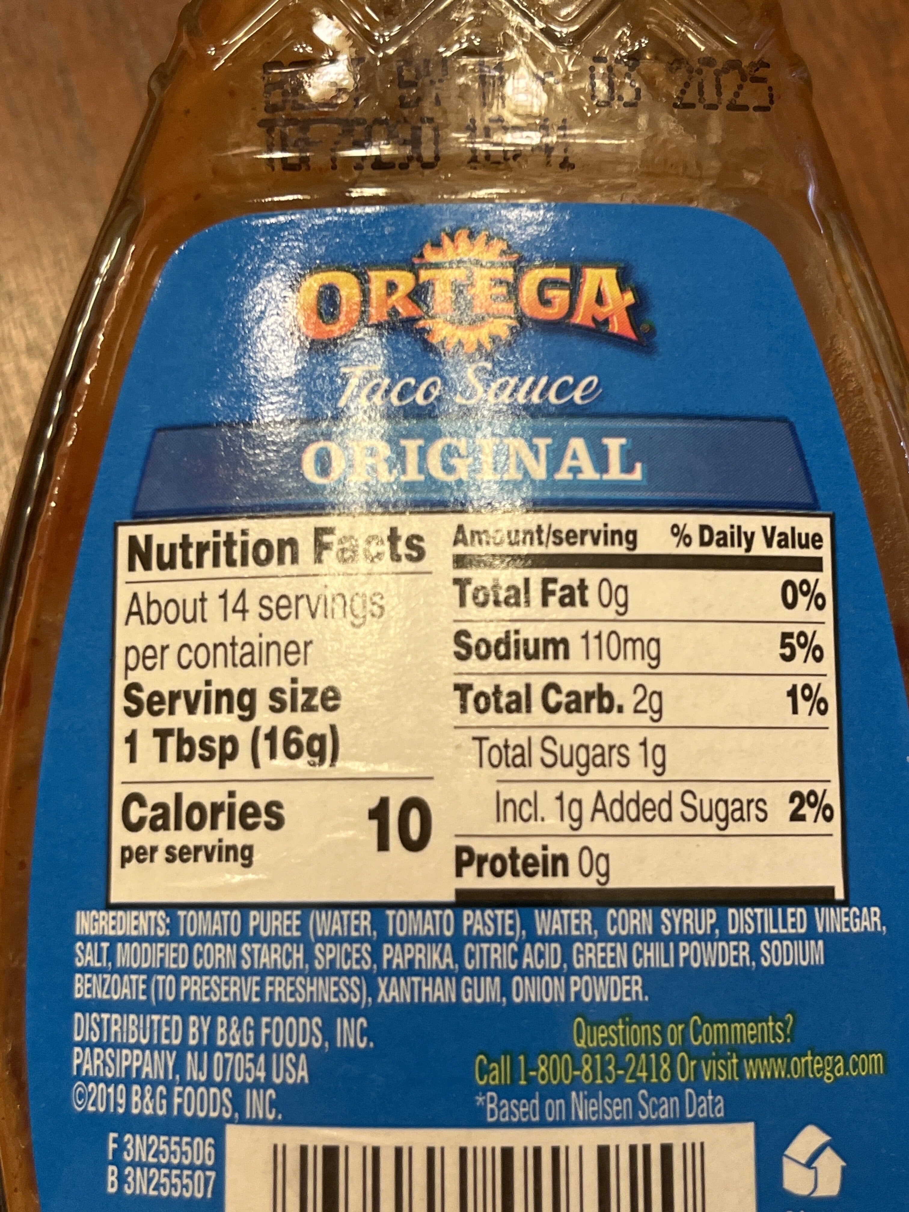 Ortega Medium Taco Sauce packshot