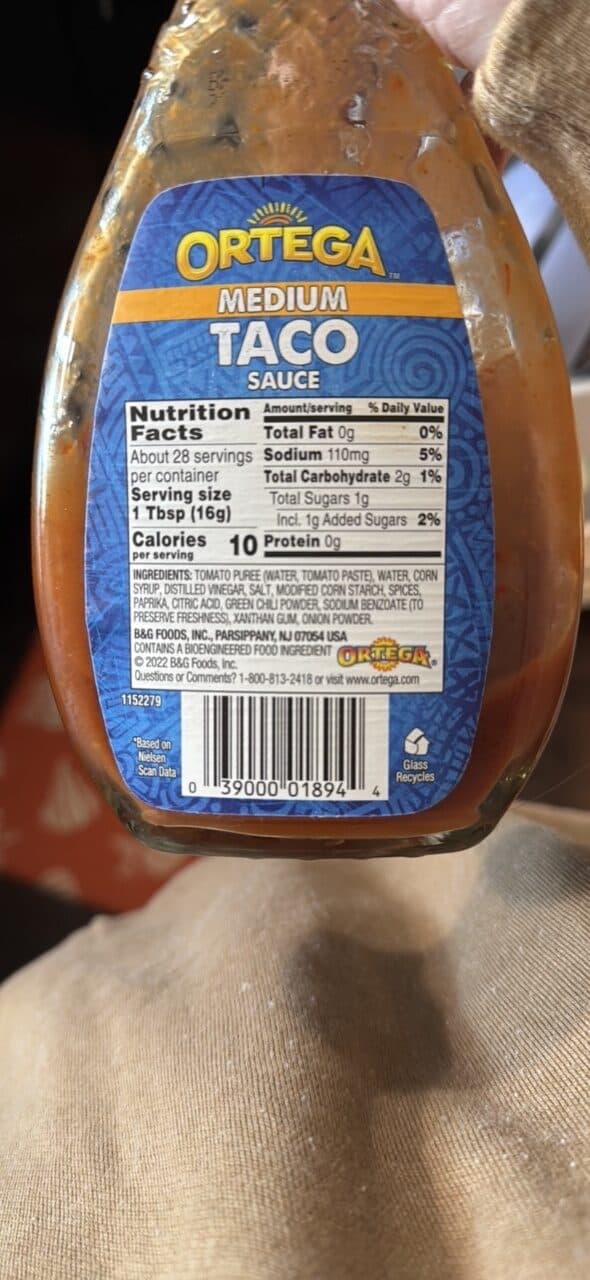 Ortega Taco Sauce packshot