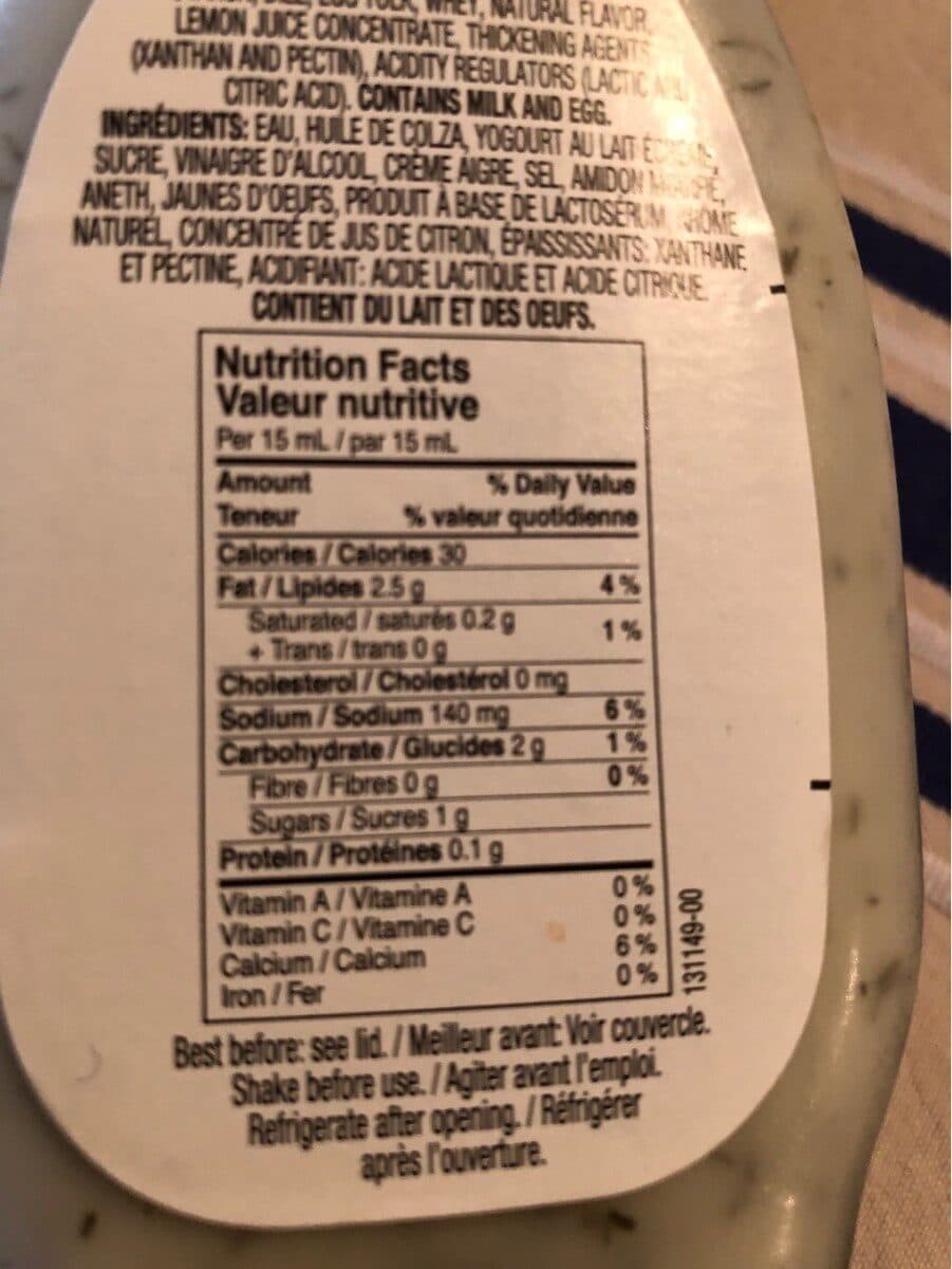 Carl Kuhne Kg Yogurt dill dressing packshot