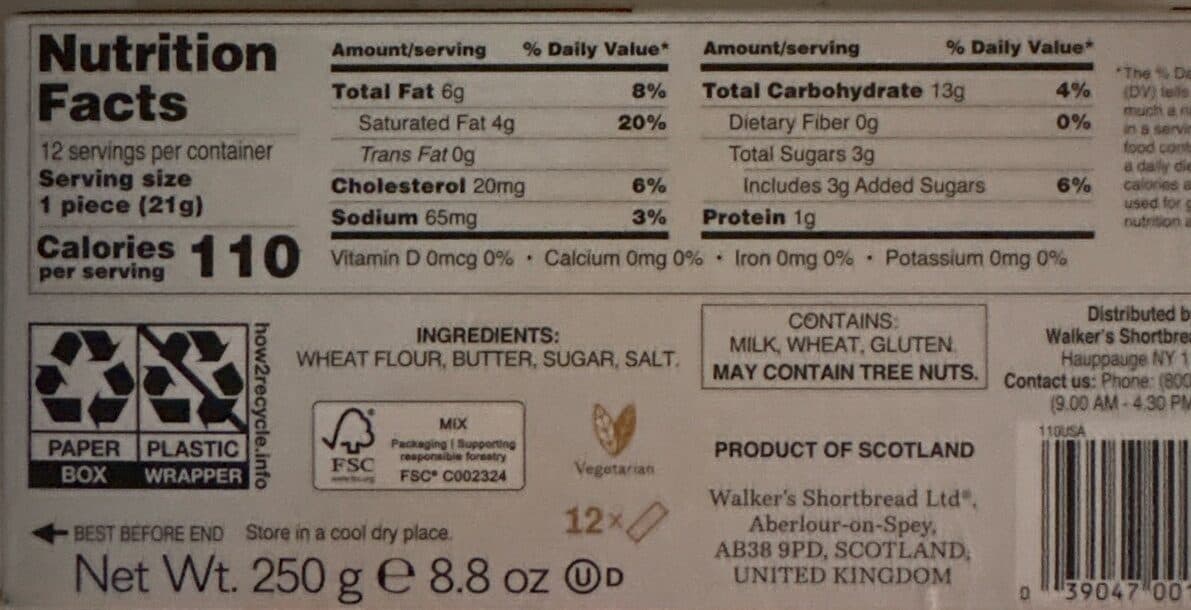 :ratio shortbread packshot
