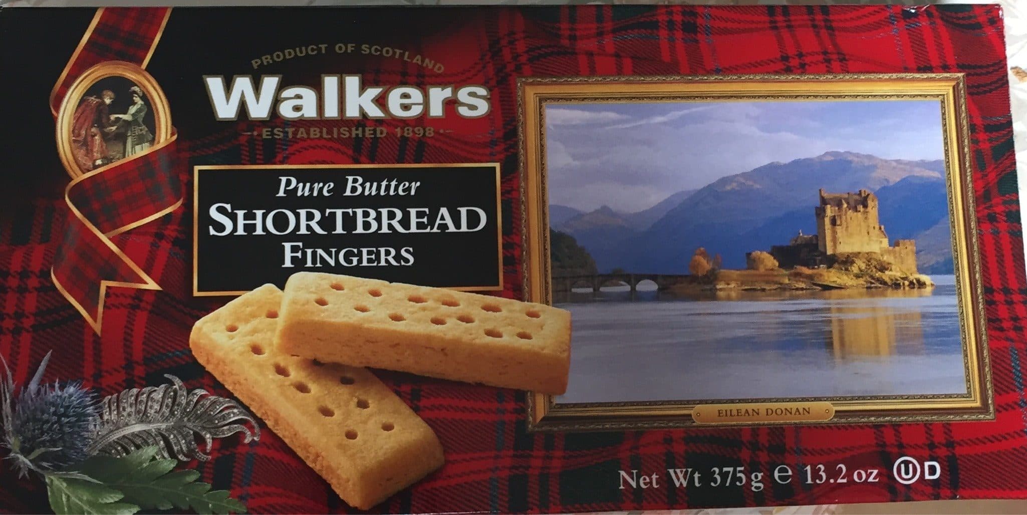 Walkers Walkers Pure Butter Shortbread Fingers (6 PK. ) packshot